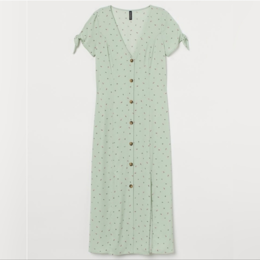 NEW H&M Flower Patterned Dress - Picture 4 of 4